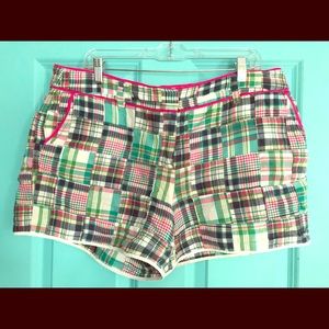 Vineyard Vines Madras Plaid Shorts Sz 14